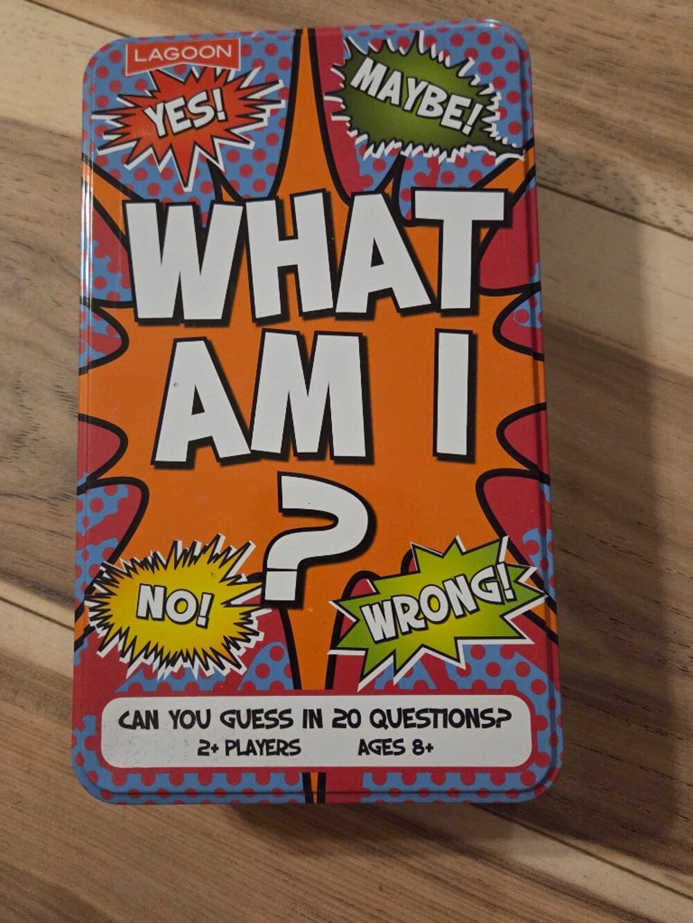 Lagoon What Am I? 20 Questions Guessing Game in Travel Tin | Ages 8+ Brand New